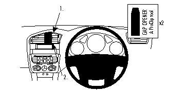 Brodit ProClip 654590 voor Citroen DS4 2011-2018 en Citroen C4 II 2011-2018 - montagefoto 6