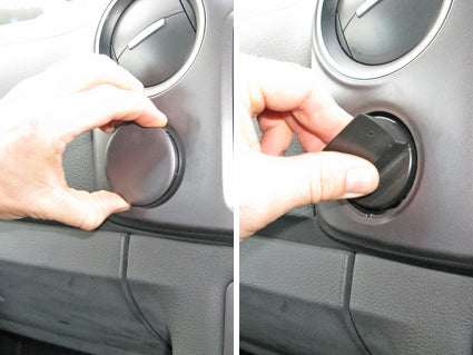 Brodit ProClip 654602 voor Volkswagen Amarok 2011-2016 - montagepositie op dashboard