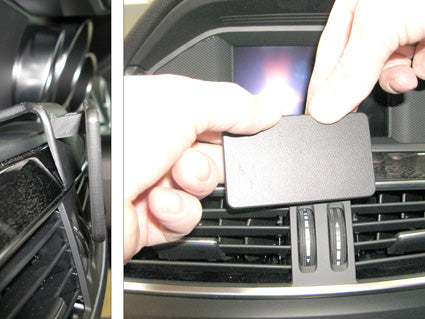 Brodit ProClip 654618 voor Mercedes Benz C-Class (180-320) 2011-2014 - detail van dashboardmontage