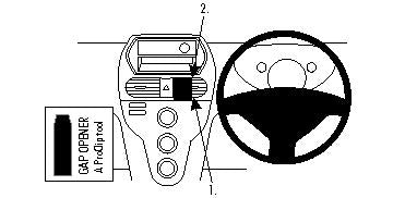 Brodit ProClip 654628 voor Citroen C-Zero 2010-2017, Mitsubishi i-MiEV 2010-2017 en Peugeot iOn 2010-2017 - montagefoto 6
