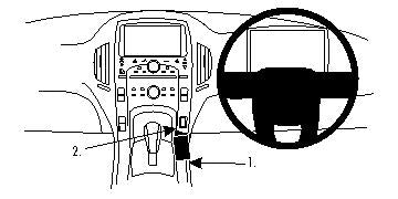 Brodit ProClip 654663 voor Holden Volt 2011-2015 en Vauxhall Ampera 2011-2015 - montagefoto 6