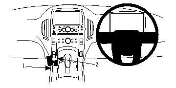 Brodit ProClip 654664 voor Holden Volt 2011-2015 en Vauxhall Ampera 2011-2015 - montagefoto 7