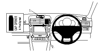 Brodit ProClip 654715 voor Toyota Camry 2012-2014 - montagefoto 6