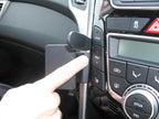 Brodit ProClip 654755 voor Hyundai i30 2012-2016 - detail van dashboardmontage