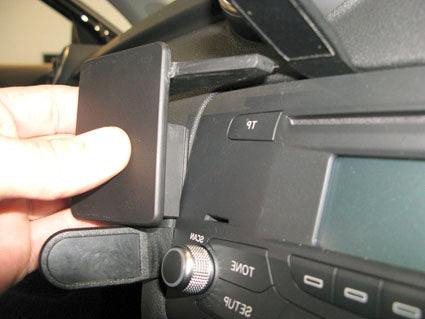 Brodit ProClip 654756 voor Audi A1 2012-2018 - montagepositie op dashboard