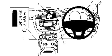 Brodit ProClip 654766 voor Kia Ceed 2012-2015 - montagefoto 7