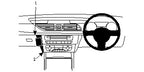 Brodit ProClip 654786 voor Audi A7 2011-2017 - productfoto zwarte ABS montagebasis