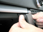 Brodit ProClip 654805 voor Audi S3 2013-2020 en Audi A3 2013-2020 - ProClip geplaatst in het voertuig