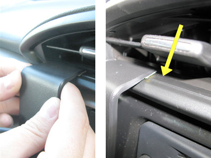 Brodit ProClip 654812 voor Subaru BRZ 2012-2018 en Toyota GT86 2012-2018 - ProClip geplaatst in het voertuig