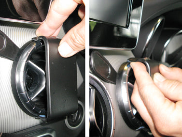 Brodit ProClip 654813 voor Mercedes Benz GLA-Class 2013-2019, Mercedes Benz CLA-Class 2013-2019 en Mercedes Benz A-Class 2013-2018 - ProClip geplaatst in het voertuig
