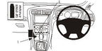 Brodit ProClip 654823 voor Ford Mondeo 2015-2022 en Ford Mondeo 2015-2018 - productfoto zwarte ABS montagebasis