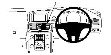 Brodit ProClip 654861 voor Volvo V40 2013-2020 - montagefoto 7