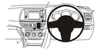 Brodit ProClip 654876 voor Mazda 6 2013-2014 - productfoto zwarte ABS montagebasis