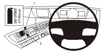 Brodit ProClip 654902 voor Volvo FH series 2013-2026 - productfoto zwarte ABS montagebasis