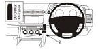 Brodit ProClip 654937 voor Land Rover Range Rover Sport 2014-2022 - productfoto zwarte ABS montagebasis