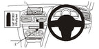 Brodit ProClip 654966 voor Mazda 3 2014-2018 - productfoto zwarte ABS montagebasis