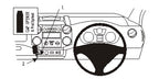 Brodit ProClip 654973 voor Citroen Berlingo Transport 2008-2018, Citroen Berlingo Family 2008-2018 en Peugeot Partner 2008-2018 - productfoto zwarte ABS montagebasis