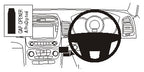 Brodit ProClip 654985 voor Kia Sorento 2013-2014 - productfoto zwarte ABS montagebasis