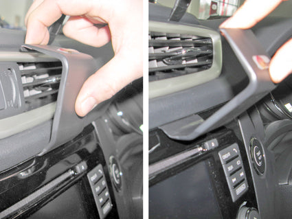 Brodit ProClip 654993 voor Nissan X-Trail 2014-2021 en Nissan Qashqai 2014-2021 - ProClip geplaatst in het voertuig