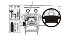 Brodit ProClip 654995 voor Ford Mondeo 2012-2014 - productfoto zwarte ABS montagebasis