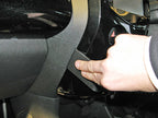 Brodit ProClip 655051 voor Citroen C1 2014-2021, Peugeot 108 2014-2021 en Toyota AYGO 2014-2021 - detail van dashboardmontage