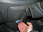 Brodit ProClip 655063 voor Mercedes Benz Vito 2015-2023 - detail van dashboardmontage