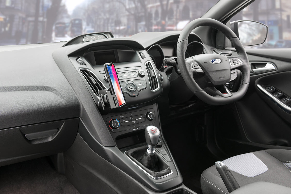 Brodit ProClip 655066 voor Ford Focus 2015-2018 - productfoto zwarte ABS montagebasis