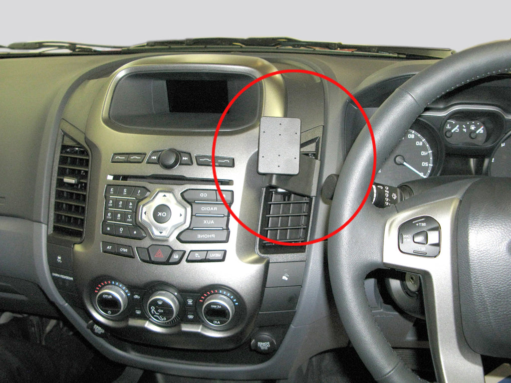 Brodit ProClip 655087 voor Ford Ranger 2012-2015 - productfoto zwarte ABS montagebasis