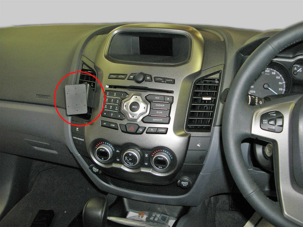 Brodit ProClip 655088 voor Ford Ranger 2012-2015 - productfoto zwarte ABS montagebasis