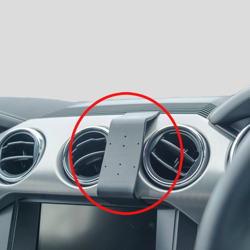 Brodit ProClip 655096 voor Ford Mustang 2015-2023 - productfoto zwarte ABS montagebasis