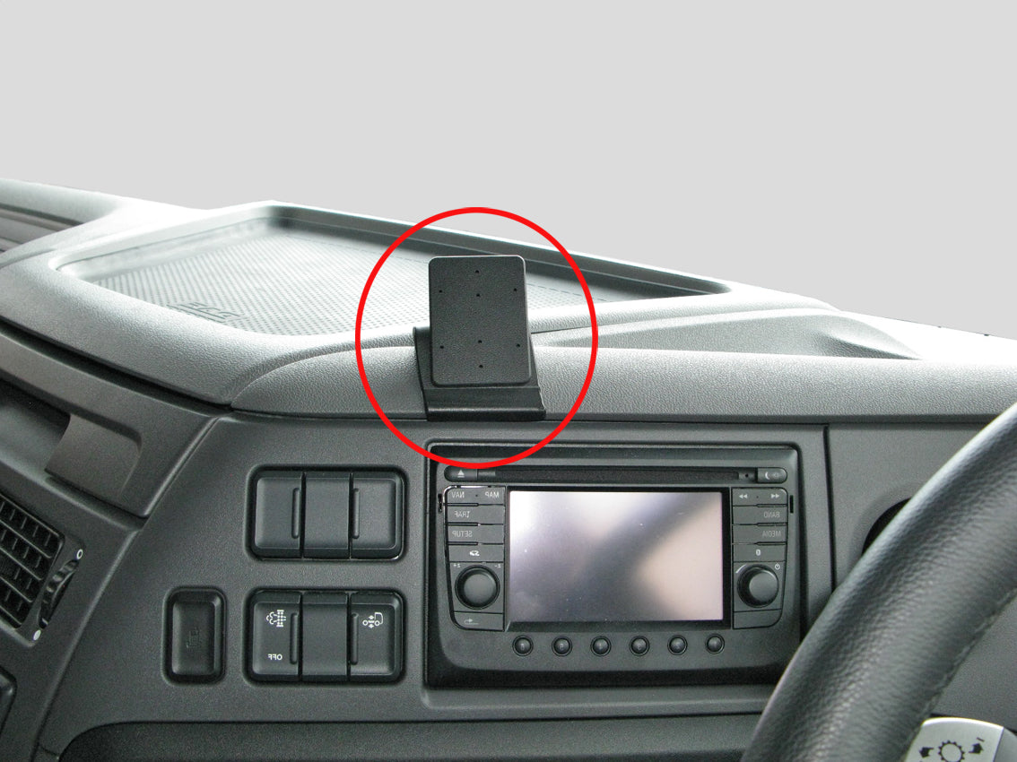 Brodit ProClip 655113 voor Daf XF 2014-2021 - productfoto zwarte ABS montagebasis