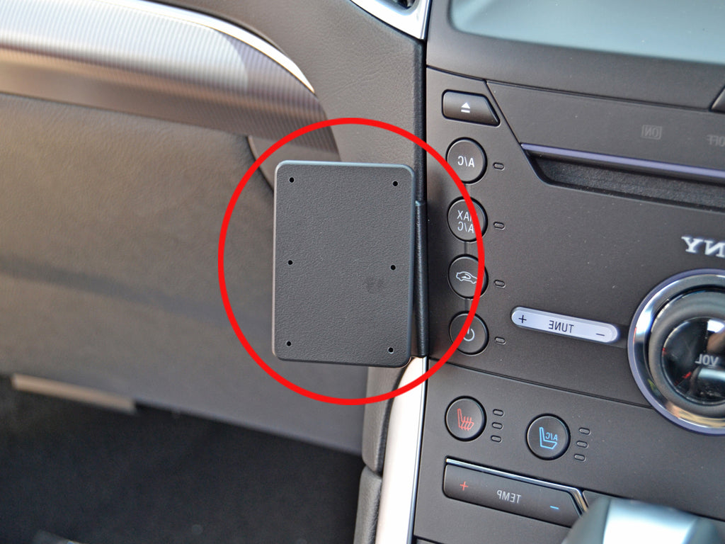 Brodit ProClip 655122 voor Ford Edge 2015-2018 - productfoto zwarte ABS montagebasis