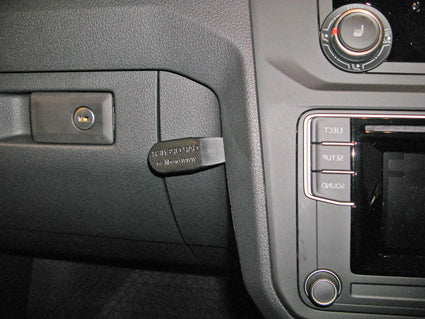 Brodit ProClip 655134 voor Volkswagen Caddy Life 2016-2020 en Volkswagen Caddy 2016-2020 - montagepositie op dashboard