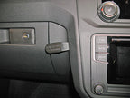 Brodit ProClip 655134 voor Volkswagen Caddy Life 2016-2020 en Volkswagen Caddy 2016-2020 - montagepositie op dashboard