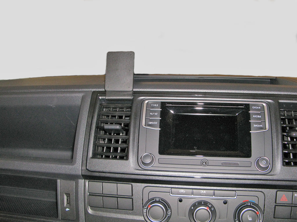 Brodit ProClip 655135 voor Volkswagen T6 Transporter/Pickup 2016-2020 en Volkswagen Caravelle 2016-2020 - productfoto zwarte ABS montagebasis