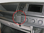 Brodit ProClip 655136 voor Volkswagen T6 Transporter/Pickup 2016-2020 en Volkswagen Caravelle 2016-2020 - productfoto zwarte ABS montagebasis