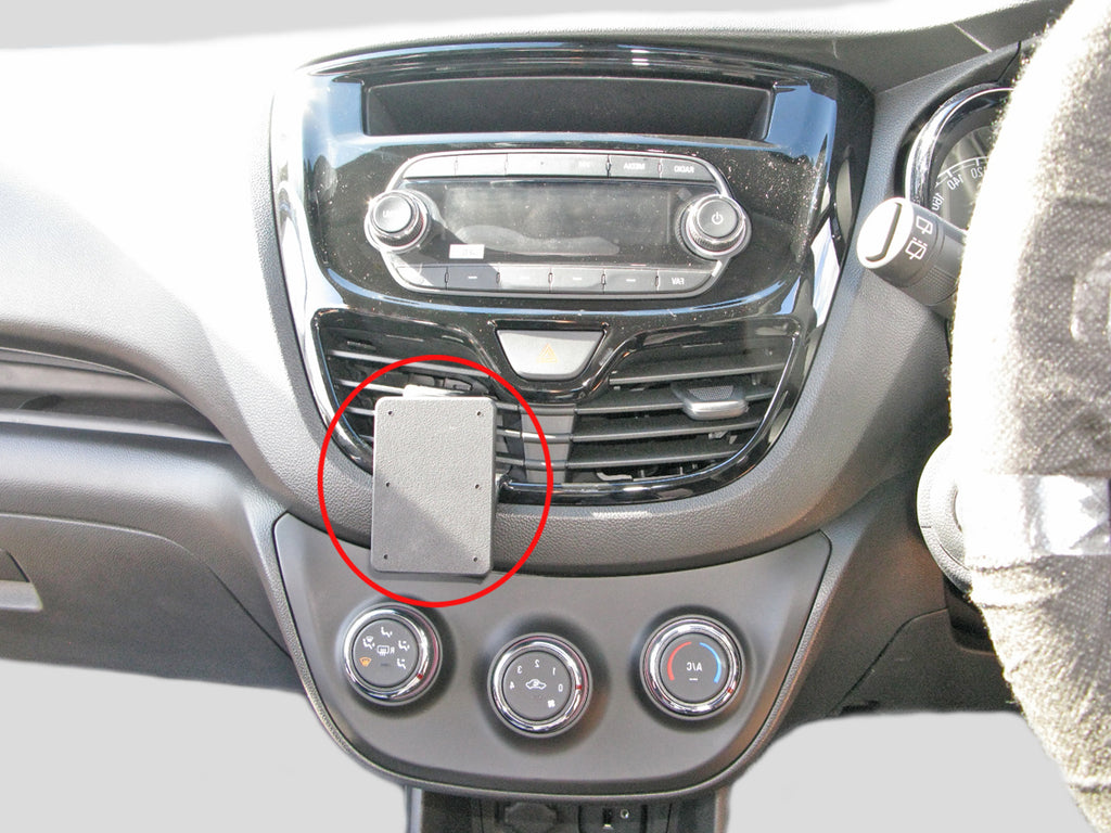 Brodit ProClip 655150 voor Vauxhall Viva 2016-2021 - productfoto zwarte ABS montagebasis