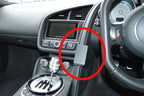 Brodit ProClip 655165 voor Audi R8 2010-2016 - productfoto zwarte ABS montagebasis