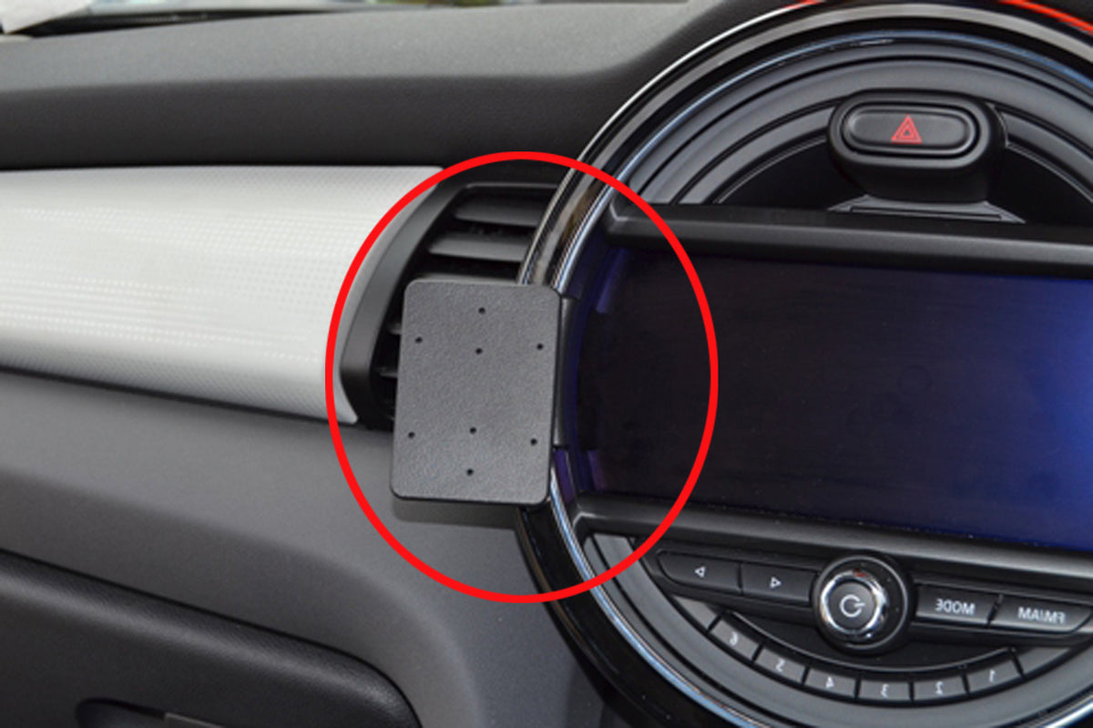 Brodit ProClip 655168 voor Mini One 2016-2018 en Mini Cooper 2016-2021 - productfoto zwarte ABS montagebasis