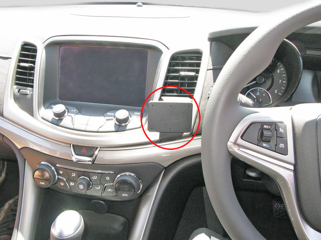 Brodit ProClip 655180 voor Holden Commodore VF 2016-2017 - productfoto zwarte ABS montagebasis