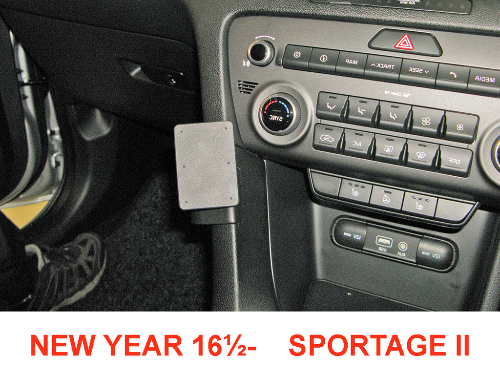 Brodit ProClip 655209 voor Kia Sportage 2016-2021 - productfoto zwarte ABS montagebasis