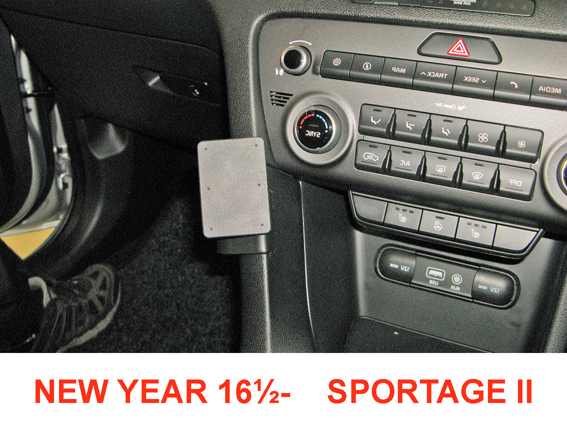 Brodit ProClip 655209 voor Kia Sportage 2016-2021 - productfoto zwarte ABS montagebasis