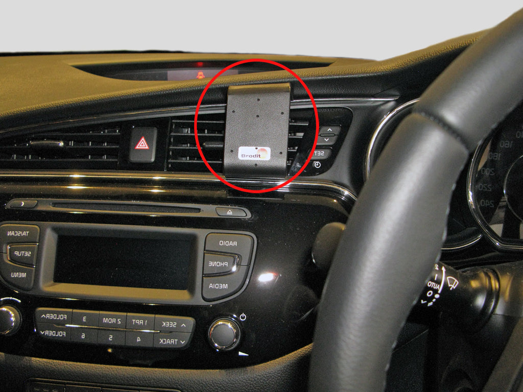 Brodit ProClip 655215 voor Kia Ceed 2016-2018 - productfoto zwarte ABS montagebasis