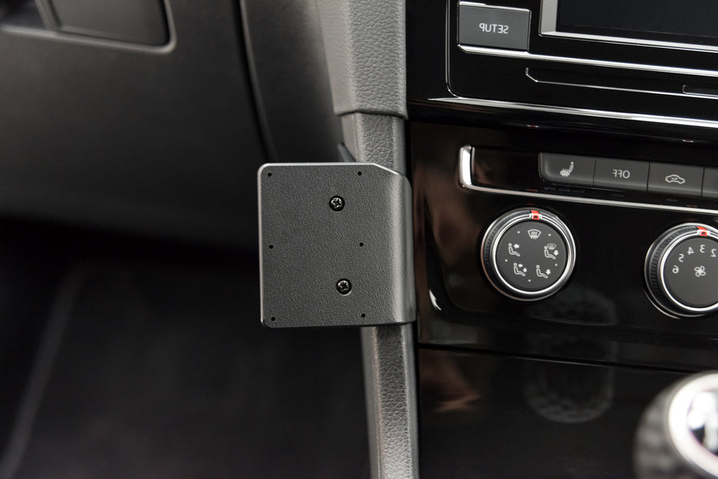 Brodit ProClip 655238 voor Volkswagen Golf VII Wagon 2013-2020, Volkswagen Golf VII Variant 2013-2020 e.a. - productfoto zwarte ABS montagebasis