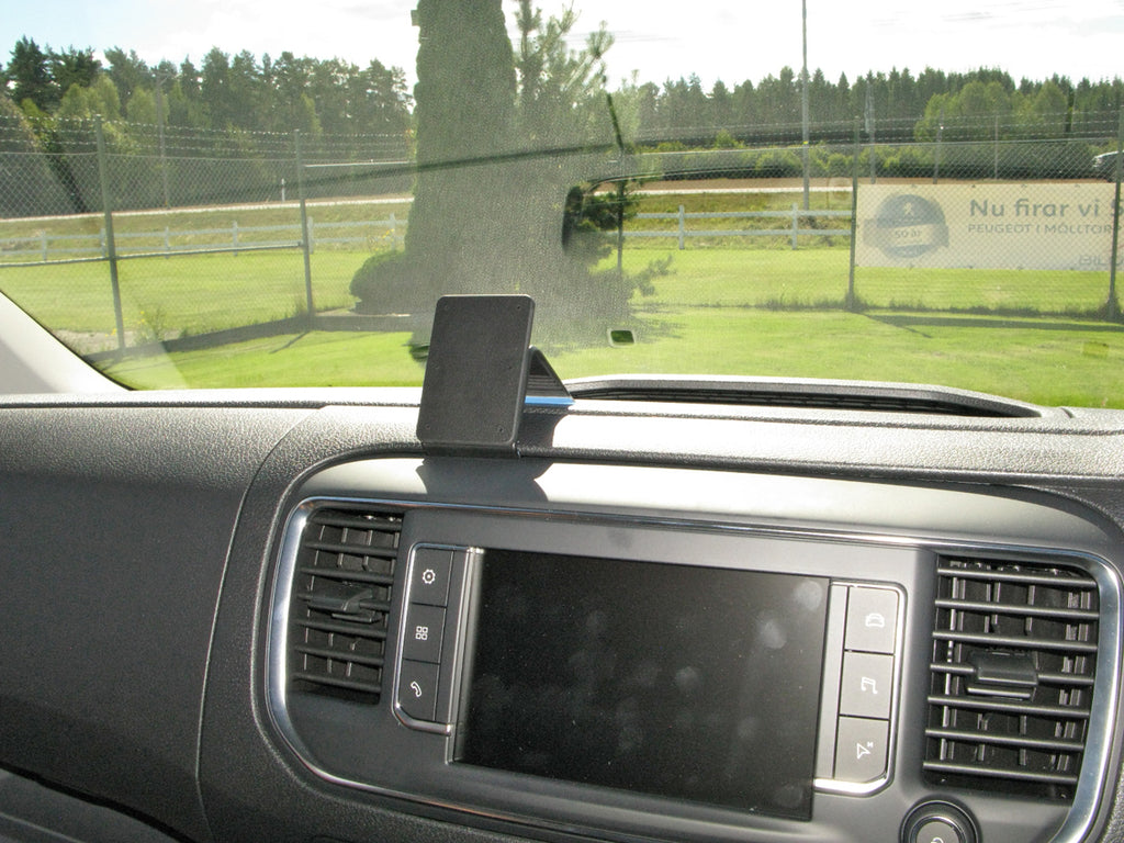 Brodit ProClip 655244 voor Citroen SpaceTourer 2016, Citroen Jumpy 3rd Gen 2016 e.a. - productfoto zwarte ABS montagebasis