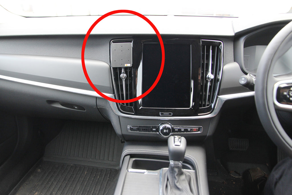 Brodit ProClip 655247 voor Volvo V90 2017-2026 en Volvo S90 2017-2025 - productfoto zwarte ABS montagebasis