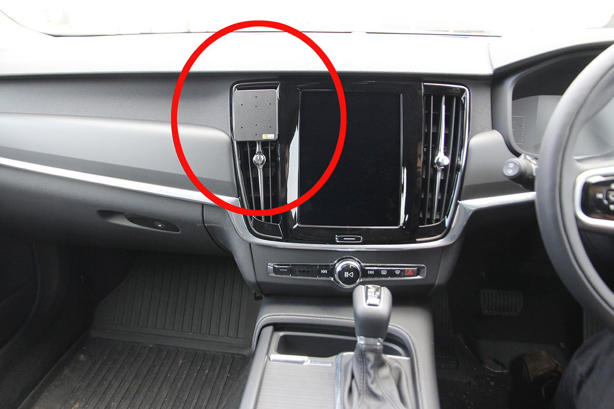 Brodit ProClip 655247 voor Volvo V90 2017-2026 en Volvo S90 2017-2025 - productfoto zwarte ABS montagebasis