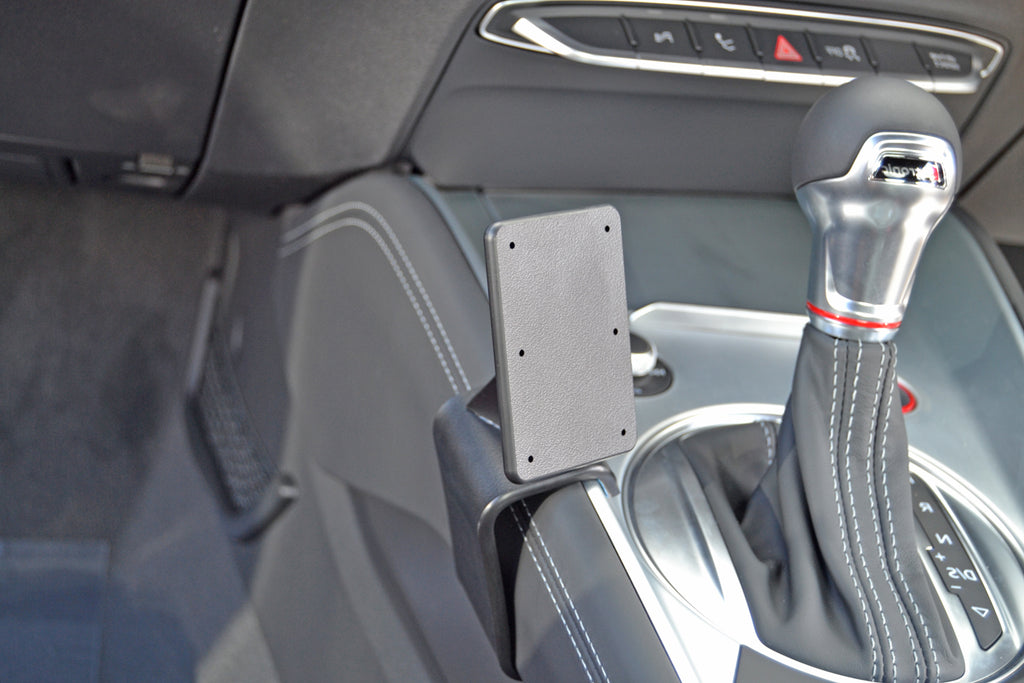 Brodit ProClip 655249 voor Audi TT 2015-2023 - productfoto zwarte ABS montagebasis
