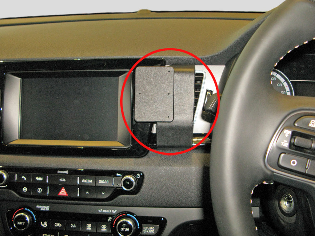 Brodit ProClip 655260 voor Kia Niro 2017-2019 - productfoto zwarte ABS montagebasis