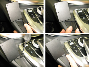 Brodit ProClip 655279 voor Mercedes Benz V-Class 2016-2024 - detail van dashboardmontage